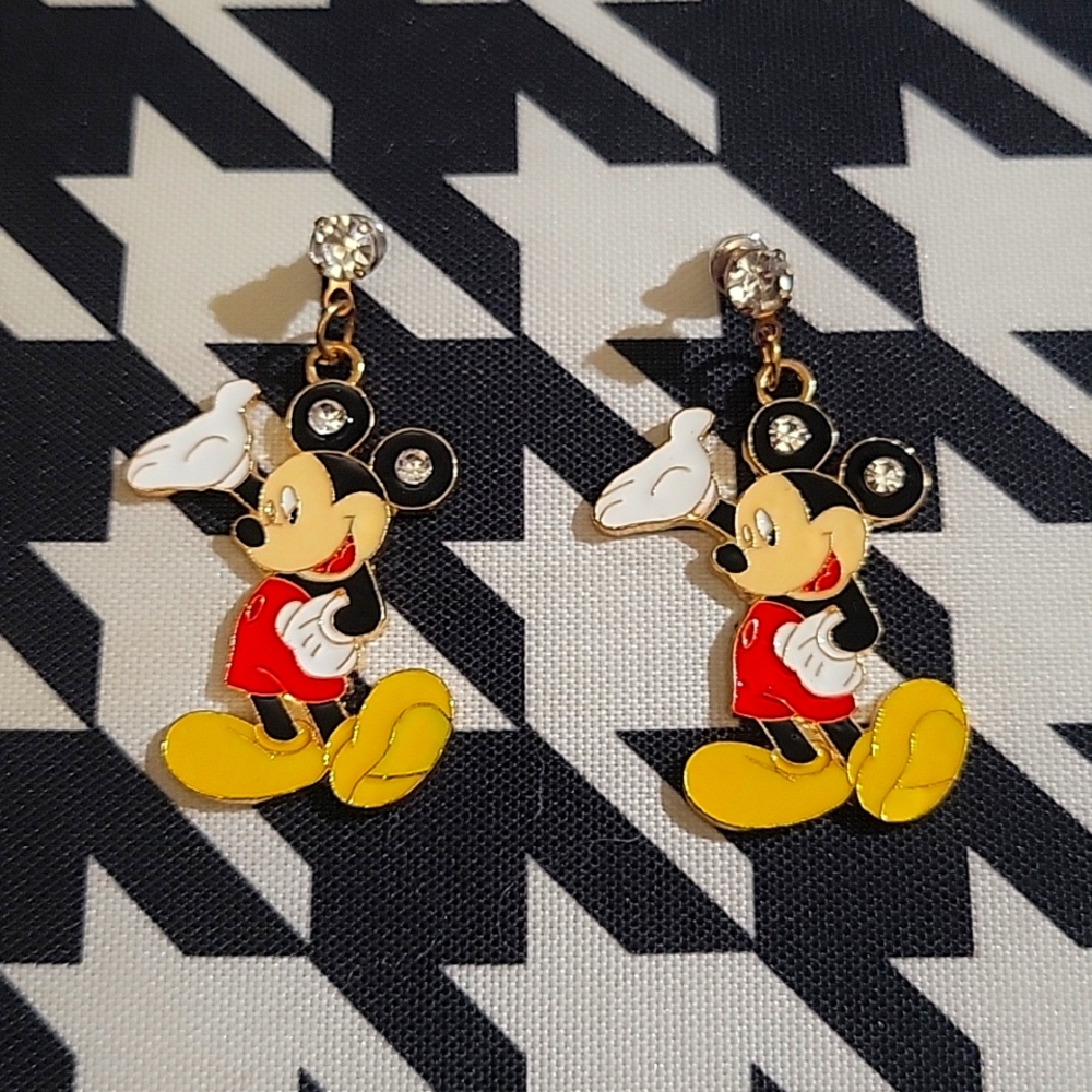 VTG Betsy Johnson Mickey Mouse Earrings